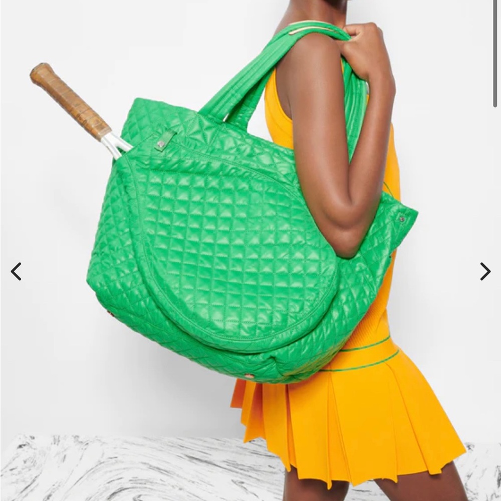 New in bag MZ Wallace Tennis Large Metro Tote Deluxe in Grass.